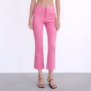 Zara Pink Cropped Pants